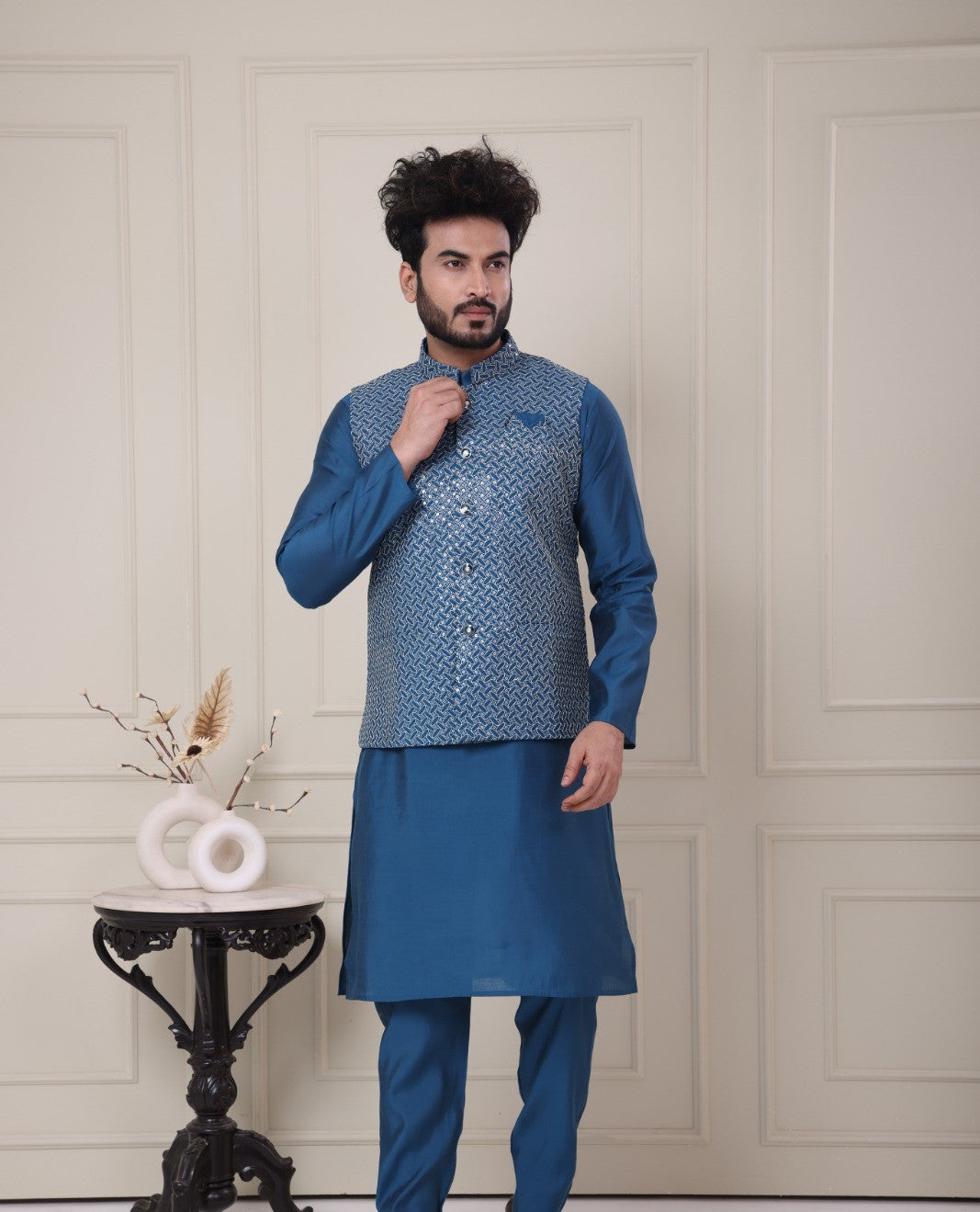 KURTA JACKET SET