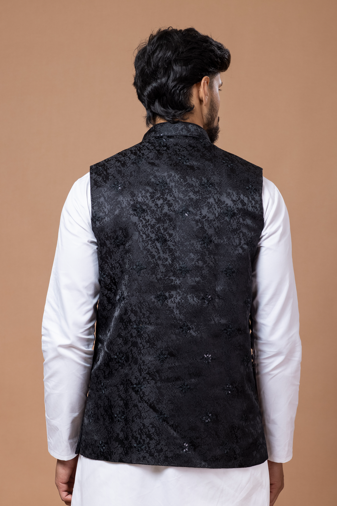 Black Nehru Jacket For Men