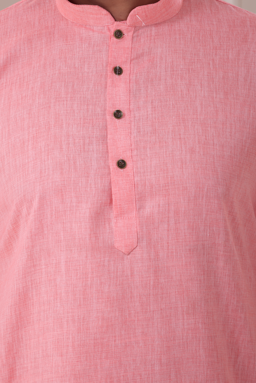 Peach Kurta Set For Men