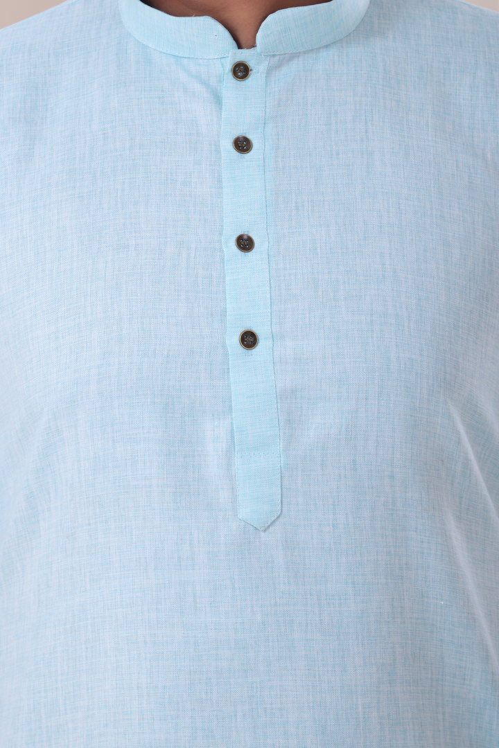 Blue Kurta Set For Men